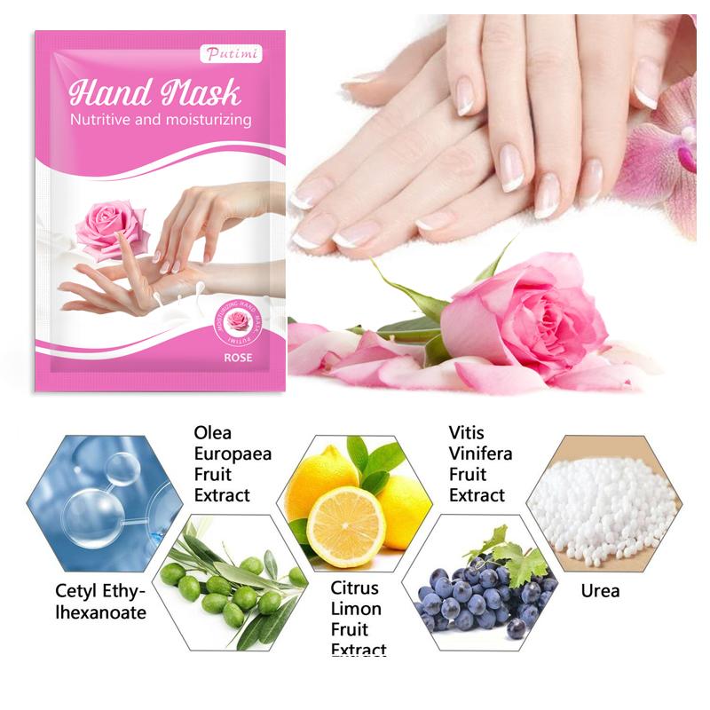4 пары отбеливающих увлажняющих масок для рук, перчаток, против высыхания, ухода за кожей, отшелушивающих мозолей, маски для рук, спа-перчаток, ухода за руками