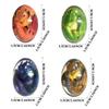 Saurs Dragon Eggs Glowing Resin Lava Saurs Egg Home Ornaments Collections and Gifts for Friends