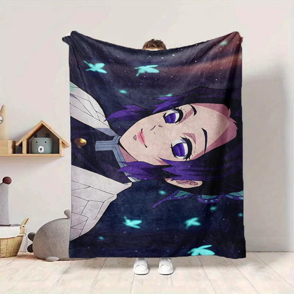 1Pc Night Sky Dreamscape Flannel Blanket, Soft And Comfortable, Casual Warm, Camping Travel, Christmas, Halloween Xmas Gift S1492
