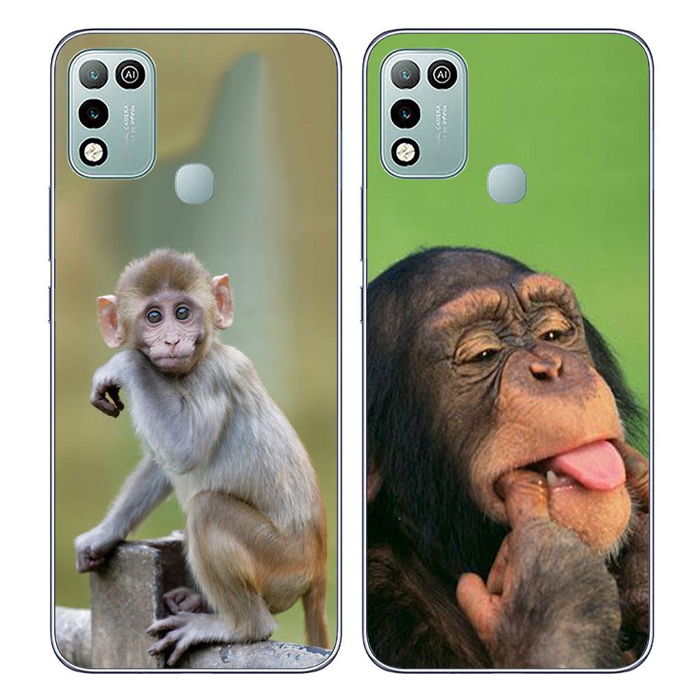 Monkey Gorilla Ape Baby Soft Casing for Motorola Moto Edge 40 50 Pro 30 neo 20 Ultra One Fusion E22 E40 E30 Phone Cover Case
