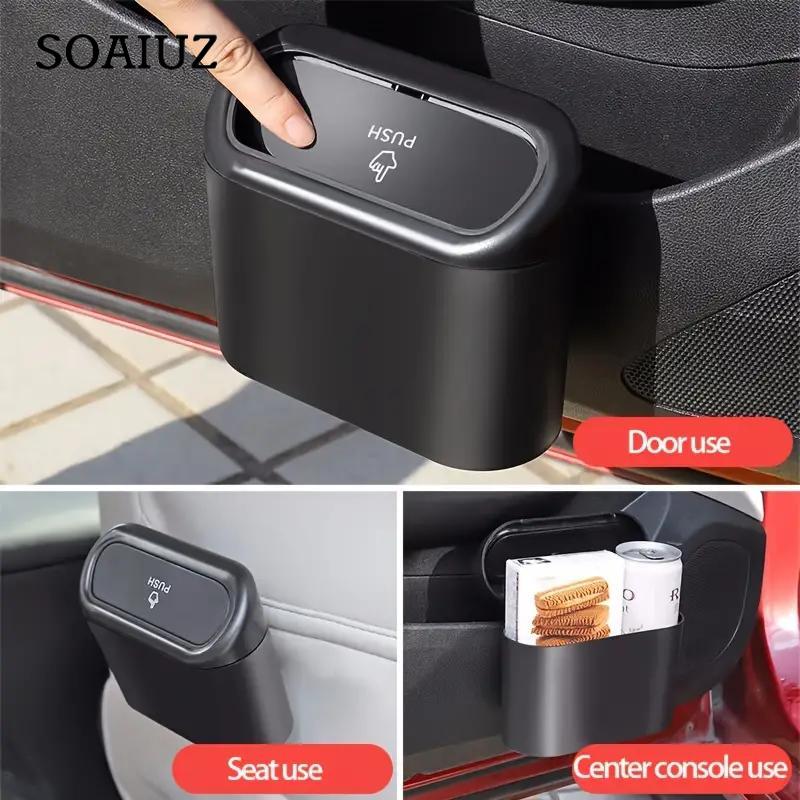 Eco-Friendly Car Trash Can Door Hanging Storage Bucket Car Garbage Storage Box