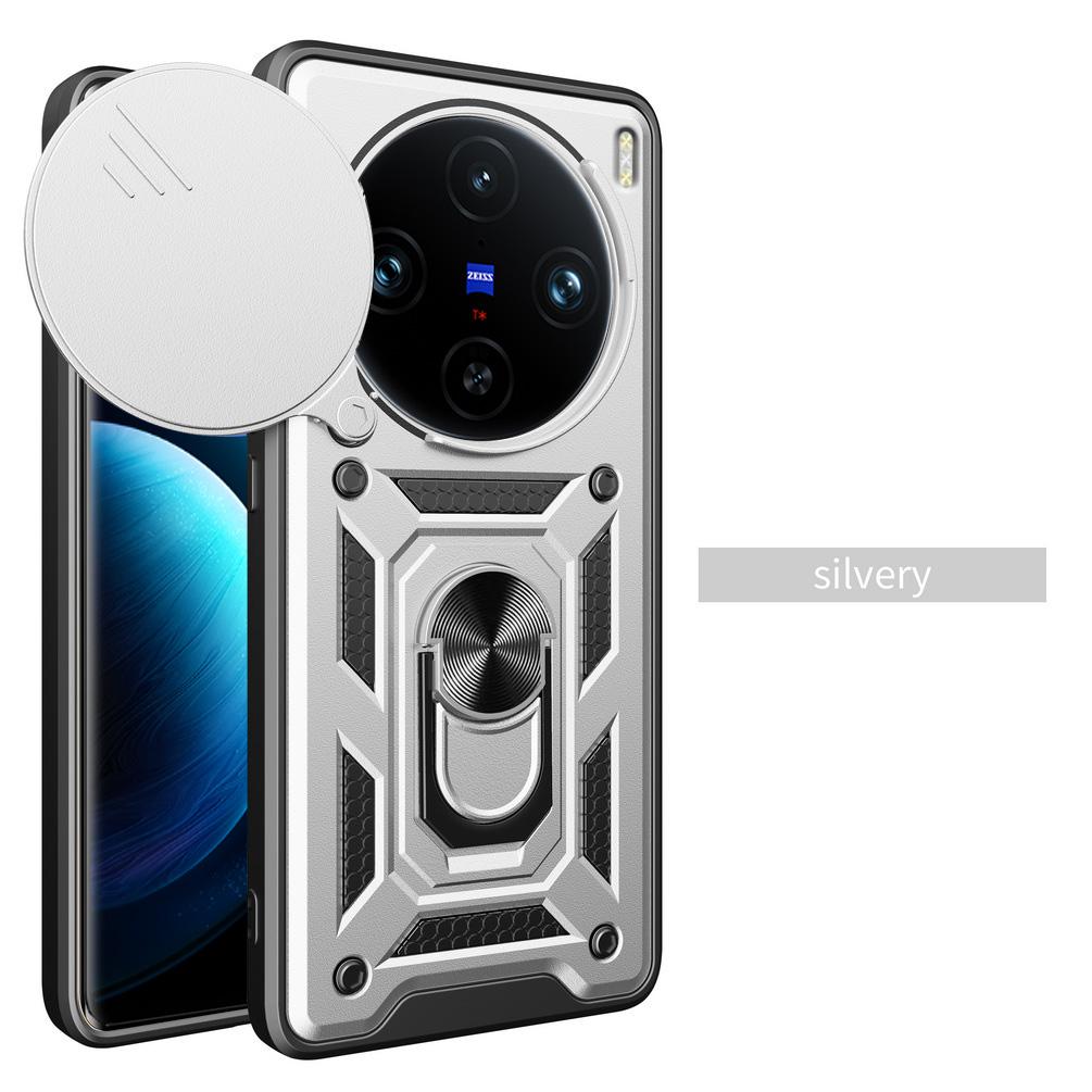 Защитный чехол для камеры VIVO X100 Pro VIVO X100 Armor Hybrid Metal Ring Back Cover