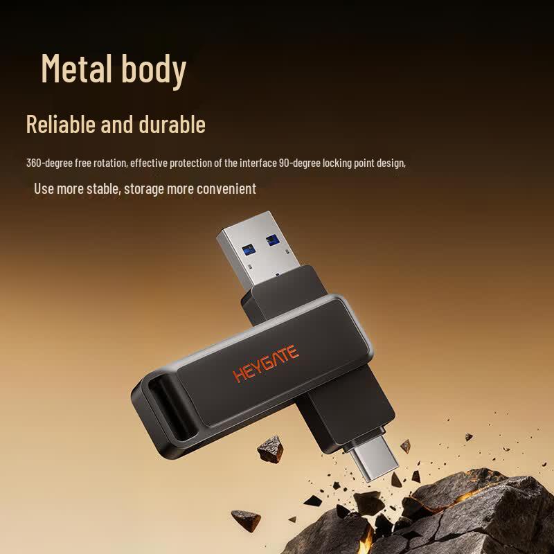 Xicun L1 256GB Dual-Interface USB 3.2 Type-C Flash Drive