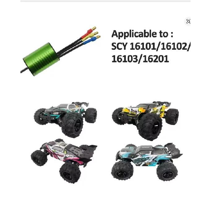 2847 4050KV Brushless Motor & 35A 45A ESC Combo High Speed Upgrade Spare Parts for 1/14 1/16 RC Car Truck Model