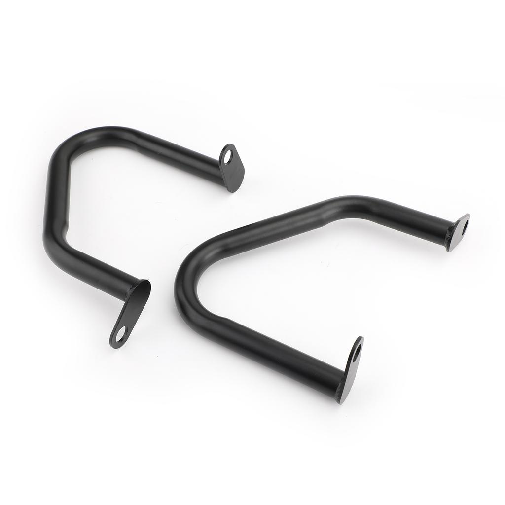 Защита двигателя хромированная дуга безопасности черная подходит для Bonneville T100 T120 Bobber 2016-2024