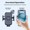 TOPK Super Stable Car Phone Holder Mount Air Vent Cell Phone Holder for Car Upgraded Metal Hook Clip 360° Rotation Universal