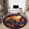 1PC Halloween Castle Chair Carpet for Office Non-Slip, Lightweight, Machine Washable Rug for Office, Sleeping, Room - Holiday Decoryy251009118