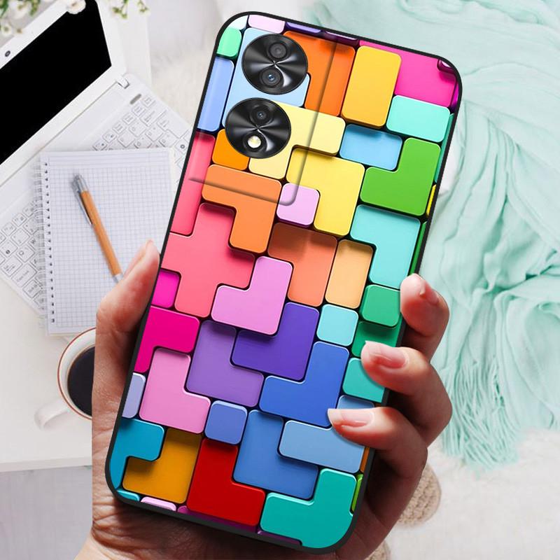Для TCL 40 NxtPaper 4G Чехол Мягкий ТПУ Силиконовые Чехлы для Телефона для TCL 40 NxtPaper 4G Чехол Бампер 6.78" Ударопрочный Коке Милый Чехол