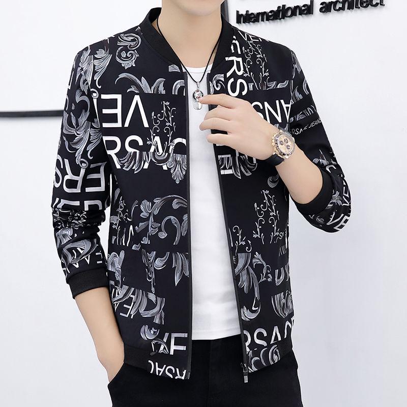 Весенне-осенняя повседневная мужская куртка больших размеров, мужская модная тонкая мужская бейсбольная форма