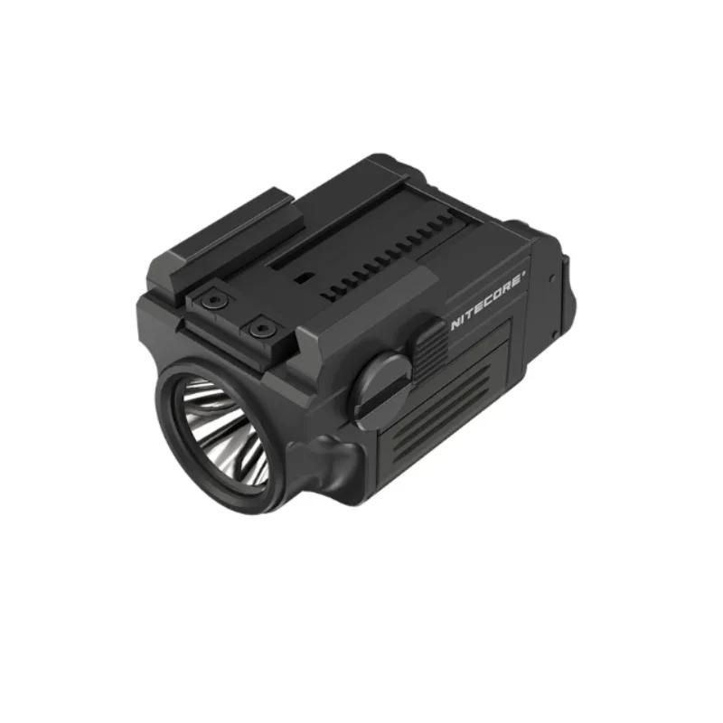 NITECORE NPL25 Compact Tactical Light Shine Far 900 Lumens LED Army Tactical Flashlight for Pistol Airsoft Picatinny Rail