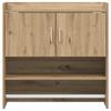Wall Shelf Wall Mount Artisan Oak 80 x 36 x 80 cm