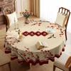 Круглая Скатерть Водонепроницаемая, Маслостойкая И Не требующая глажки Скатерть для гостиничного круглого стола Покрытие-скатерть ПВХ Круглая скатерть Скатерть Mengqu