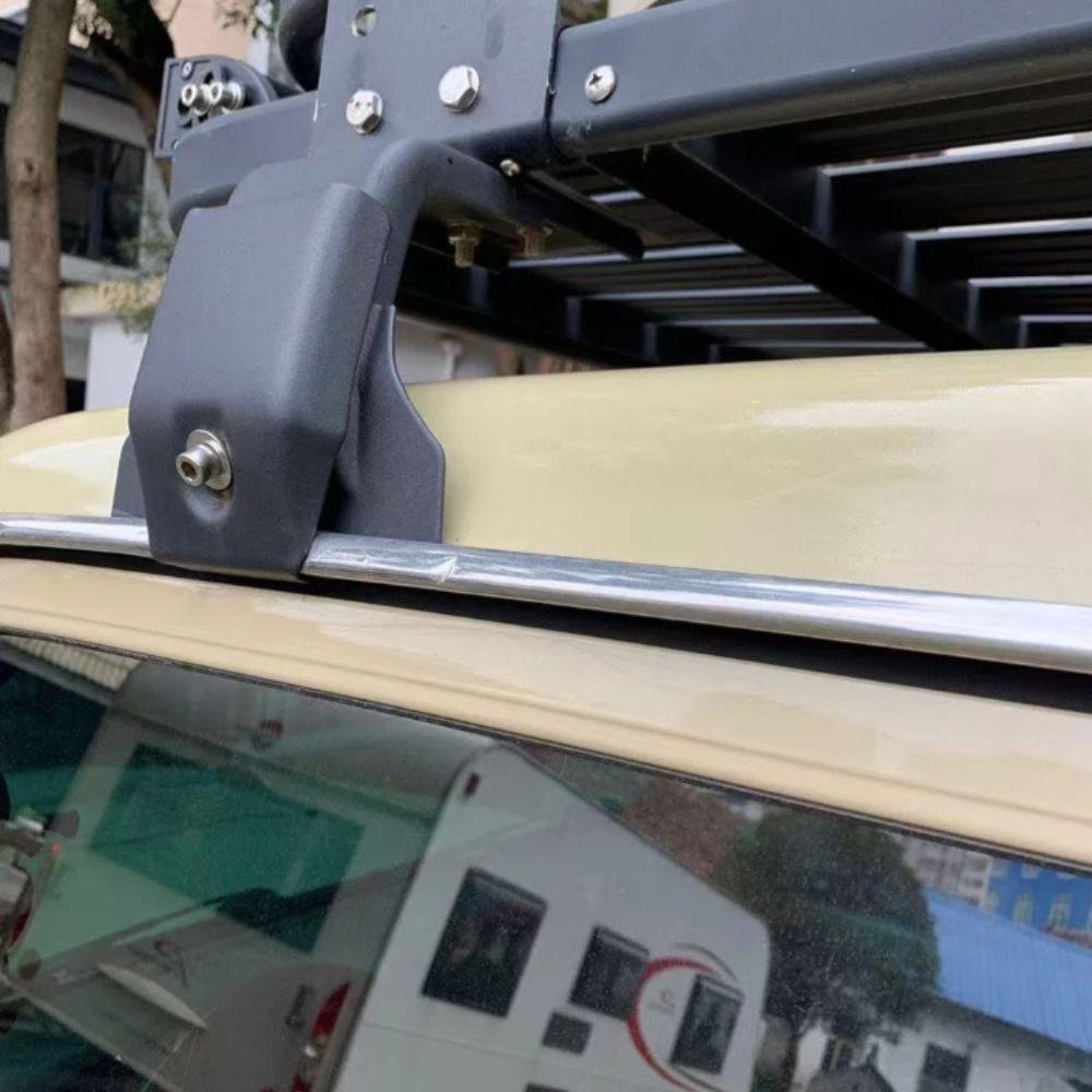Adjustable Steel Roof Rack Mounting Bracket Rain Trough Luggage Rack Clamp Vehicle Accessories