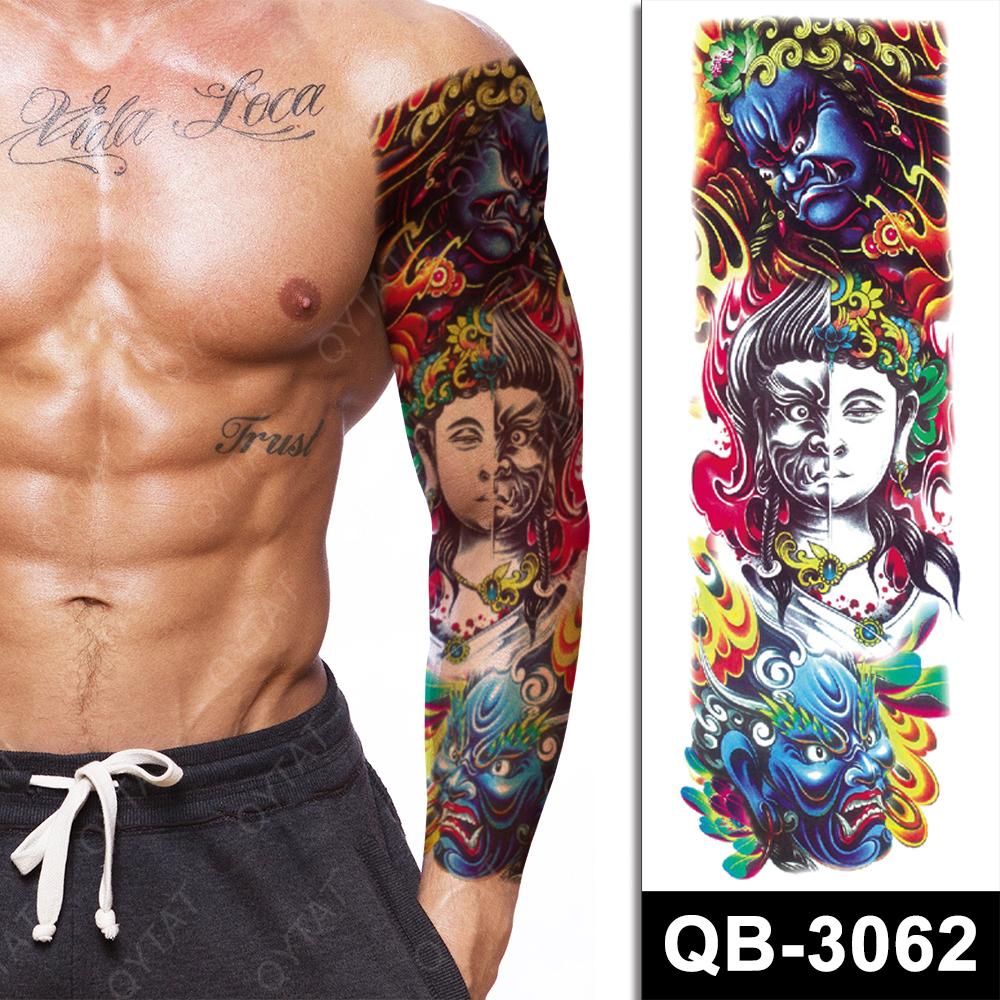 High Quality New Designs Disposable Temporary Full Arm Tattoo for Men