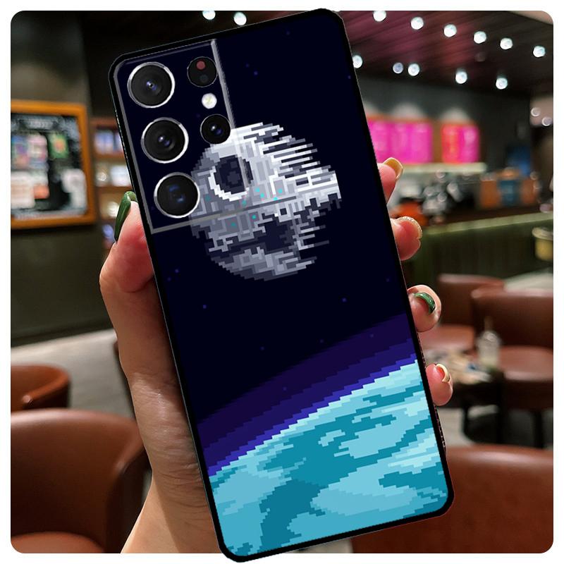 Pixel Art Aesthetic Phone Case For Samsung Galaxy S25 Ultra S20 S21 S22 S23 S24 Ultra S9 S10 Plus S25 FE Cover