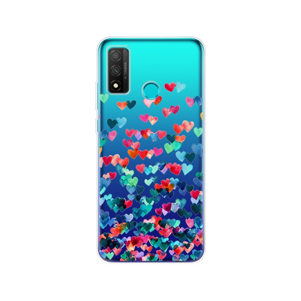 Чехол для Huawei P smart 2020, мягкий силиконовый чехол из ТПУ на заднюю панель телефона PSmart 2020 POT-LX1A, 6,21 дюйма, защитный чехол-бампер, чехол