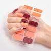 5 листов полосок гелевых наклеек для ногтей блестящие гелевые обертывания для ногтей DIY Изготовление ногтей