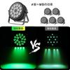 U`King 11Wx18 LED Stage Light, Disco Light, Upward-Moving RGBW Stage Lighting, Voice Controlled, High Brightness, Voice Activated, Multi-Color Changin