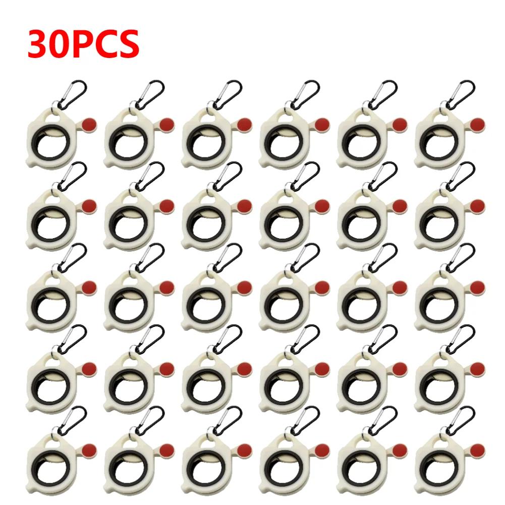 30/15/1 шт. Флуоресцентный органайзер для кабельных стяжек, ремешок для кабелей, держатель для хранения, портативный, сверхпрочный, инструмент для хранения кабельных стяжек на молнии для наружного использования