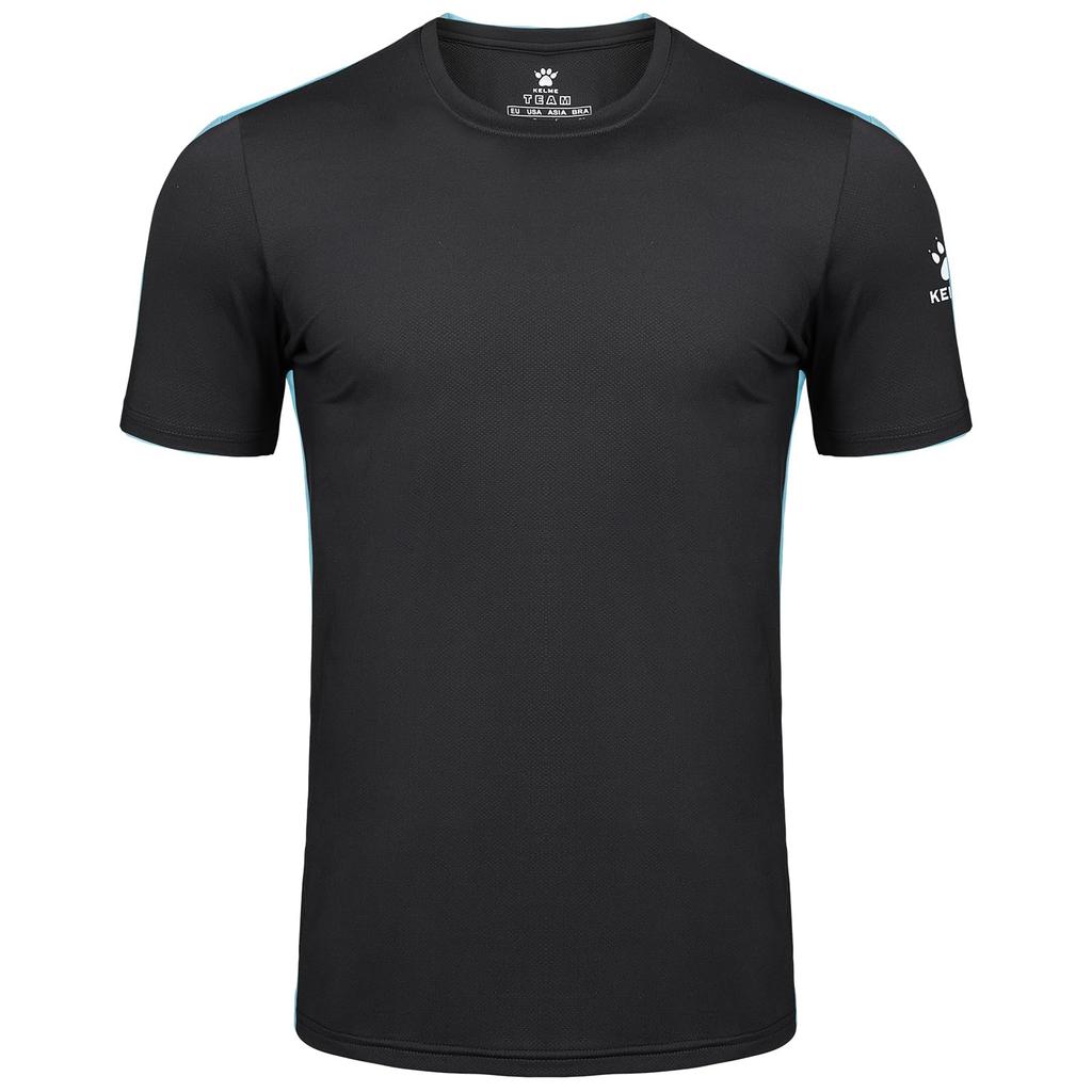 Kelme Short Sleeve T-Shirt for Men and Women, Quick-Drying, Round Neck, Ice Silk, Running Top, for Sports, Summer, and Fitness