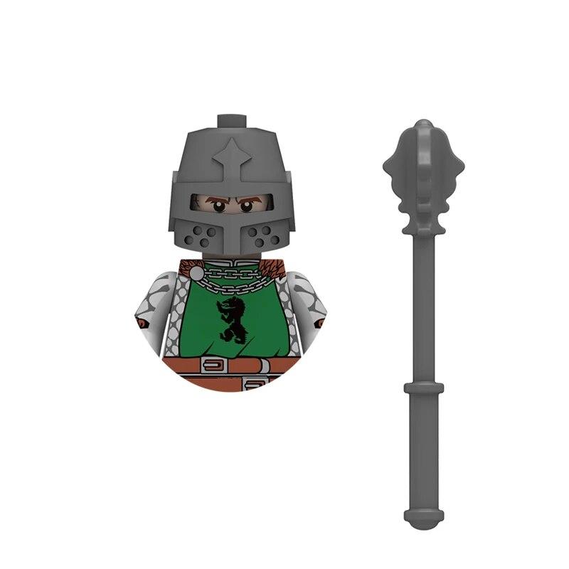 Medieval Figures Building Blocks Ancient Roman Soldiers Western Knights Warriors Gladiator Archer Castle War Bricks Kids Toys