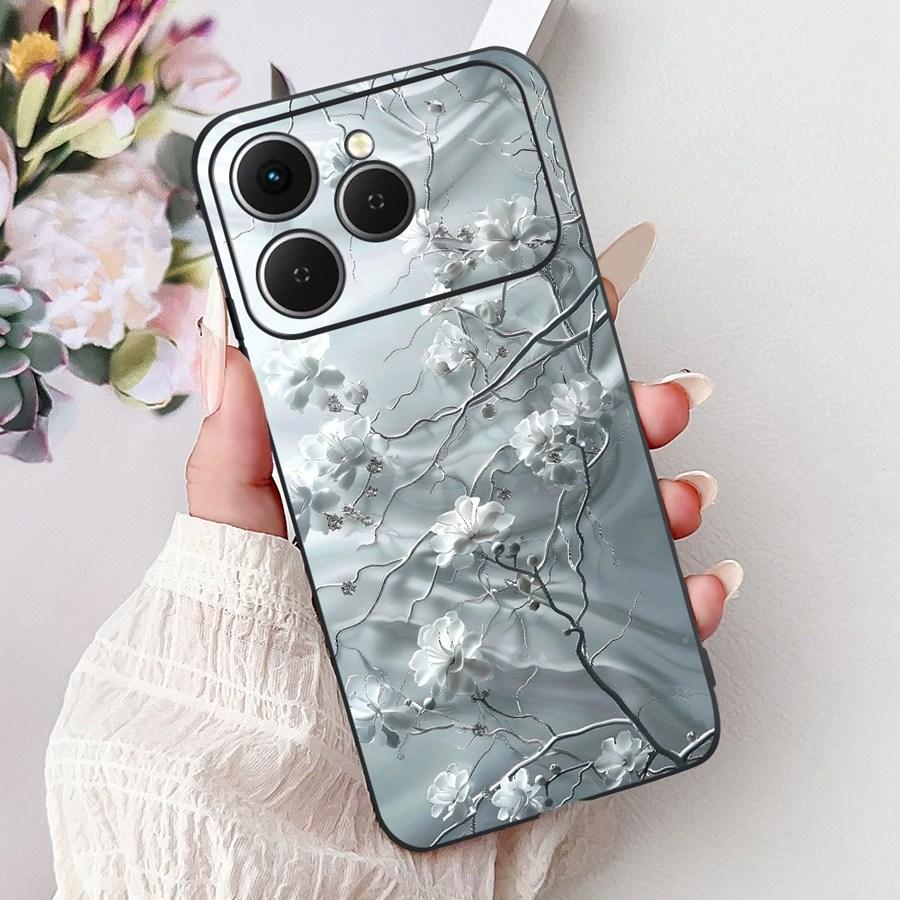 Для Tecno Spark 40 Spark40 C Чехол для телефона ТПУ Оболочка Роскошный Расписной Мягкий Силикон Чехол Для Tecno Spark40C Spark 40C Задняя крышка