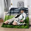 Cristiano Ronaldo Trophy Celebration Blanket Comfortable Great for Office Livingroom Bed Four Seasons Multipurpose Digital Print