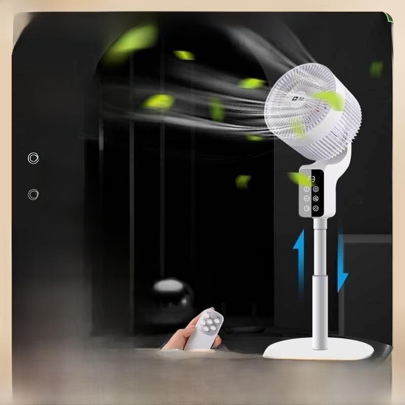 Camel Air Circulation Floor Fan with Remote, Timer, and 360° Oscillation
