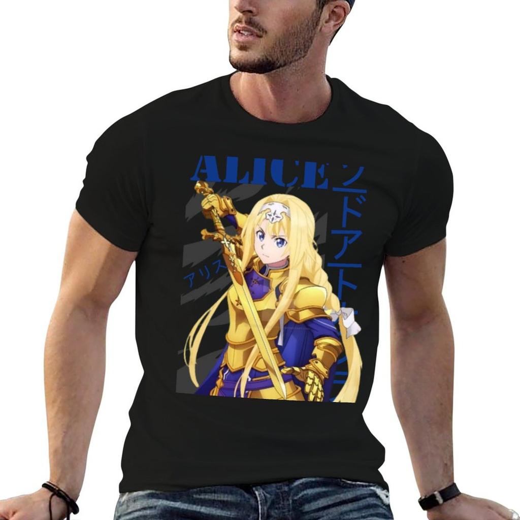 Alice Sword Art Online TShirt Retro Style Print Casual Top
