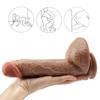 Коричневые большие секс-игрушки для женщин, твердость, комфортный фаллоимитатор, секс-игрушка для взрослых, фаллоимитаторы для пениса для женщин 18+, магазин реалистичных фаллоимитаторов, анальный фаллоимитатор