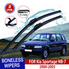 For Kia Sportage NB-7 2000-2003 Car Windshield Wiper U-type Soft Rubber Frameless Bracketless Car Wipers 20"+19"