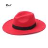 New Fashion Dress Dance Party Stage Performance Woolen Cowboy Hat Fedora Hat Panama Jazz Cap