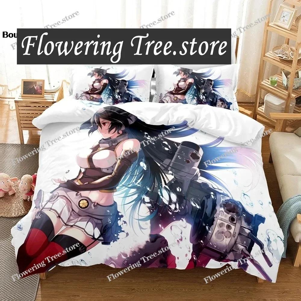 Anime -  Kantai Collection  Bedding Set Single Twin Full Queen King Size Bed Set Aldult Kid Bedroom Duvetcover bed sheet set