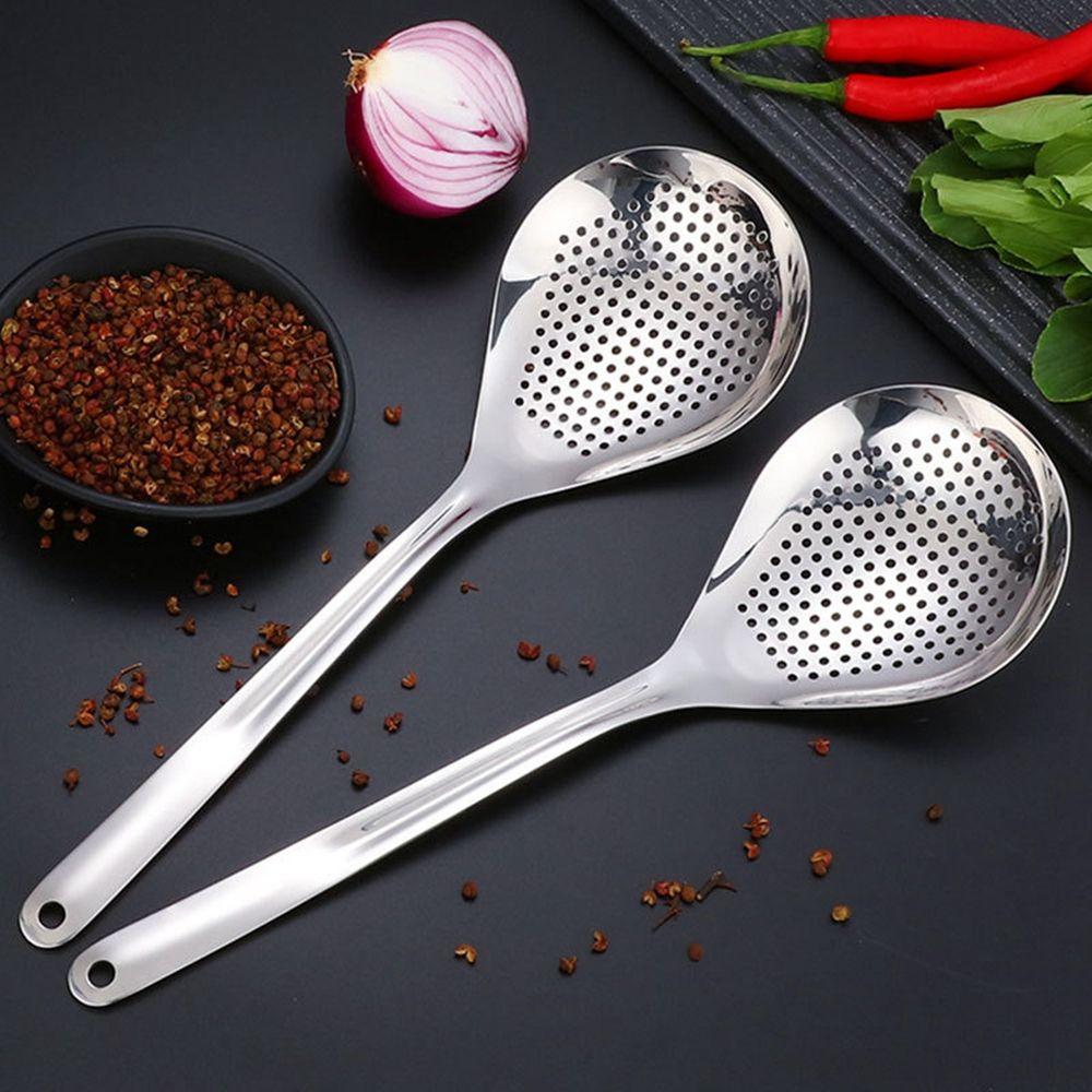 Kitchen Tool Dinnerware Cooking Gadgets Food Skimmer Strainer Spoon Filter Ladle Food Strainer