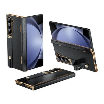 Для Samsung Galaxy Z Fold 6 5 4 3 чехол ультратонкий гальванизированный матовый складной шарнир без передней зеркальной пленки противоударный задняя крышка