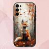 Чехол для телефона с изображением животного Лисы Для Samsung S25, S24, S21, S22, S23, S30, Ultra, S20, Plus, Fe, Lite, Note, 10, 9, 5G Черный Мягкий