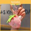 Creative Carrot Strawberry Bamboo Cat Plush Doll Pendant Keychain For School And Travel
