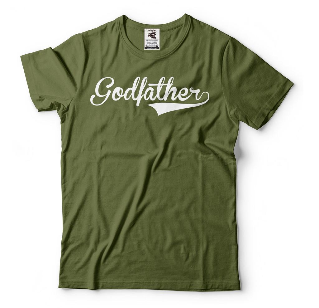 Mens Godfather T-Shirt Godfather Gift Godfather Birthday Tee God Father Tee Shirt GodFather Christmas Gift Tee Shirt For Godfather
