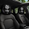 2Pcs Scary Face Printing Car Headrest Cover Car Headrest Protector  Auto Interior Accessories