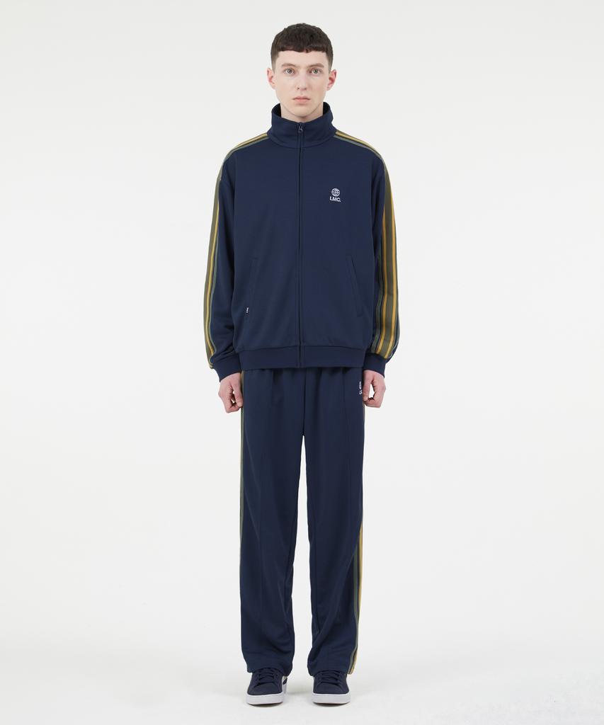 LMC Side Striped Jersey Track Pants Navy