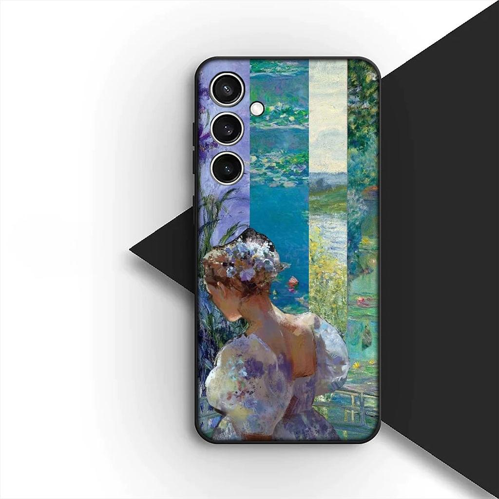 Чехол Claude Monet Кот Импрессионизм Кувшинка для Xiaomi Poco C85 C71 C65 C61 X7 X6 X5 M6 M8 F6 F7 F8 Ultra Pro C75