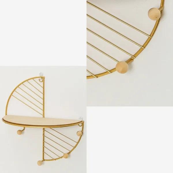 Настенные стеллажи Креативные железные стеллажи для хранения Декоративные стеллажи Аксессуары для дома