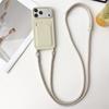 Чехол-ремешок через плечо для телефона iPhone 17 Air 16 15 14 Plus 13 12 11 Pro Max, силиконовый кошелек для карт, защитный от падений