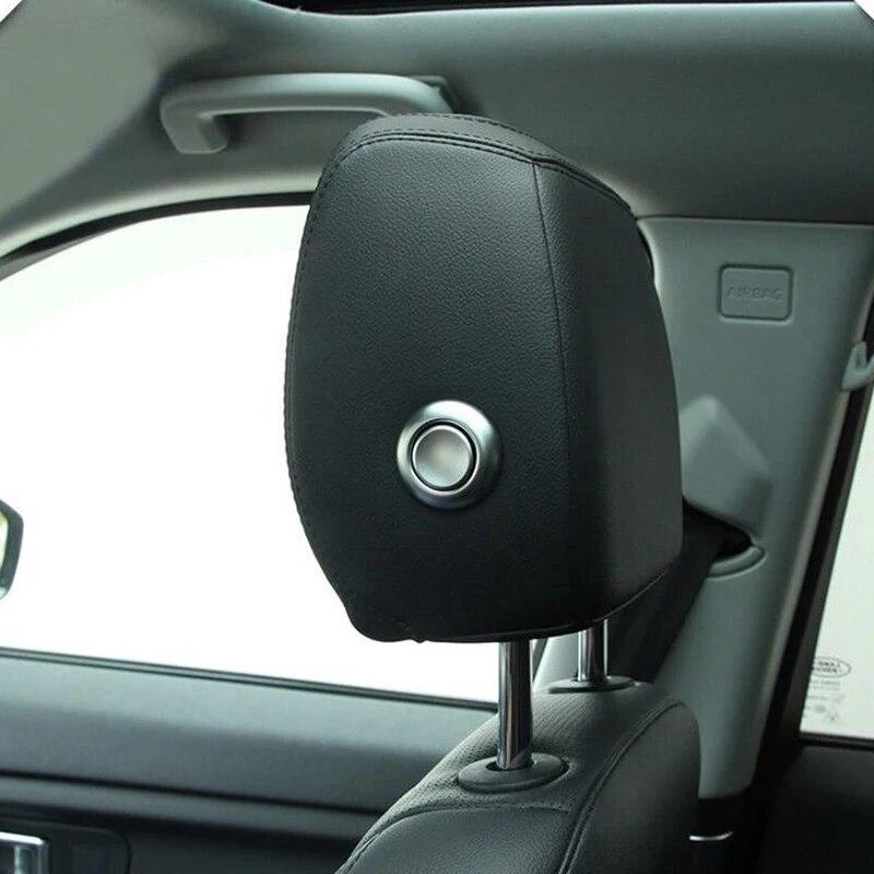 Новый стиль, подголовник переднего сиденья, подголовник, кнопка регулировки, накладка для Land Rover Discovery Sport 2015 2016 2017