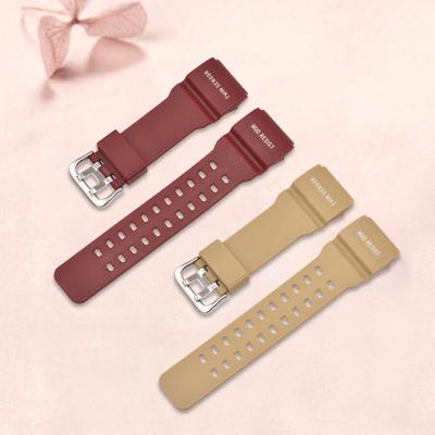 Ремешок для часов из мягкой водонепроницаемой смолы 28 мм, сменный ремешок для мужских часов, браслет, совместимый с Casio GG-1000/GWG-100/GSG-100