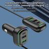 6-портовый USB Type-C передний и задний удлинитель автомобильное зарядное устройство с RGB подсветкой PD быстрая зарядка адаптер питания для iPhone планшет ноутбук