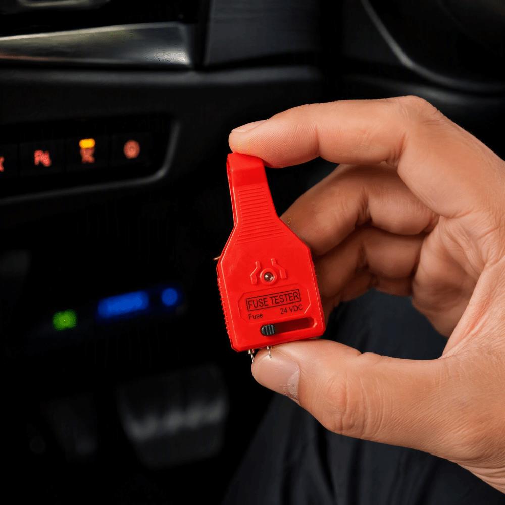 Red Blue Fuse Tester Diagnostic Fuse Detector Tool Sturdy Fuse Puller  Car