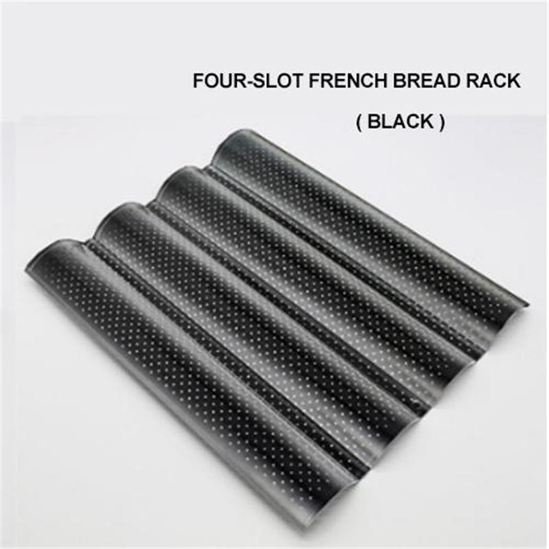 Форма для выпечки французского хлеба, волнистый противень для выпечки хлеба, практичные формы для багетов, 2/3/4 желобка, волнистые инструменты для выпечки хлеба
