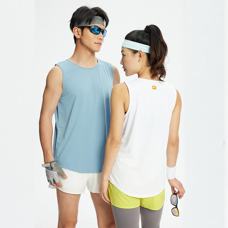 Men Women Running Tank Top Quick Dry Breathable Athletic Vest Marathon Jogging Gym Sports