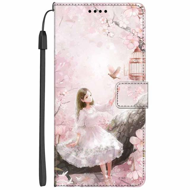 Wallet Book Leather Case For Realme 8 7 6 Pro 5G 4G C15 C11 2021 2021 Phone Cover Flip Stand Cartoon Holder Realme8 Realme7 Capa